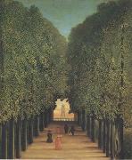 Henri Rousseau The Avenue,Park of Saint-Cloud oil painting